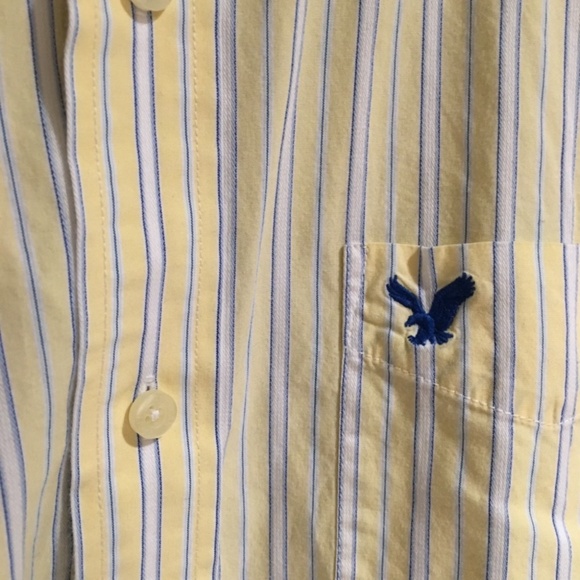 American Eagle Outfitters Men's Long-Sleeve Polo - Picture 2 of 3